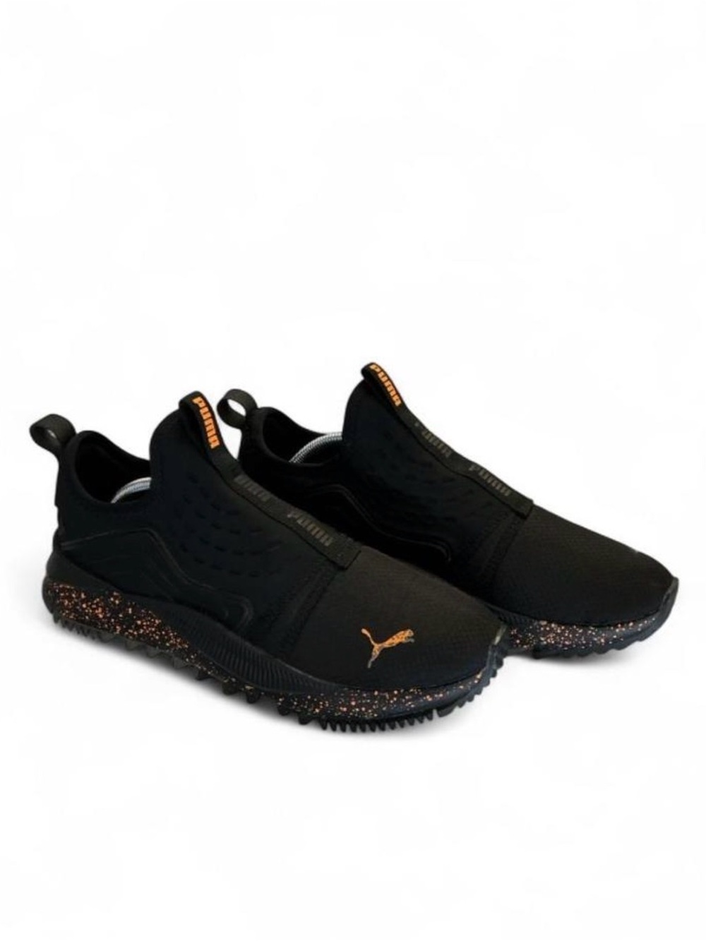 Puma Black Slip-On Athletic Sneakers